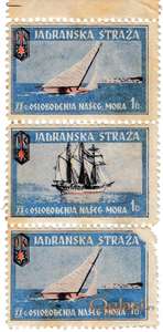 Tri poštanske marke